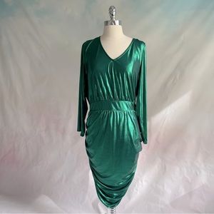 NWT Torrid Liquid Knit Long Sleeve Shirred Bodycon Dress Womens Size 3X 22/24